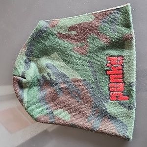 Unisex winter hat - army print from Ashton Kutchers show 'punk'd'